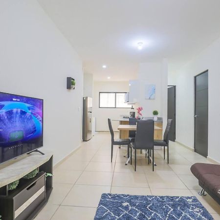 Departamento Lirios Residencial Para 5 Alberca Cancún Buitenkant foto