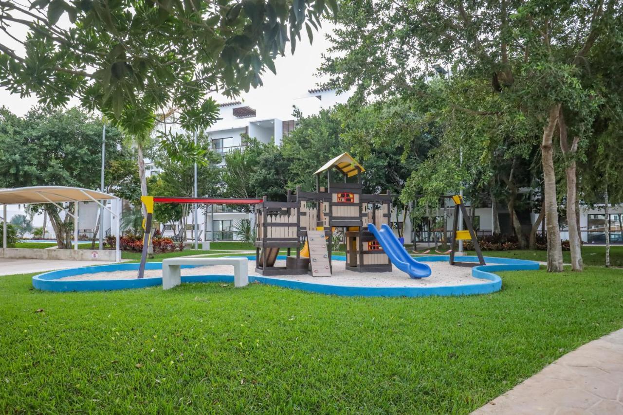 Departamento Lirios Residencial Para 5 Alberca Cancún Buitenkant foto